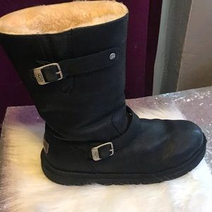 Motorcycle boot style UGGS